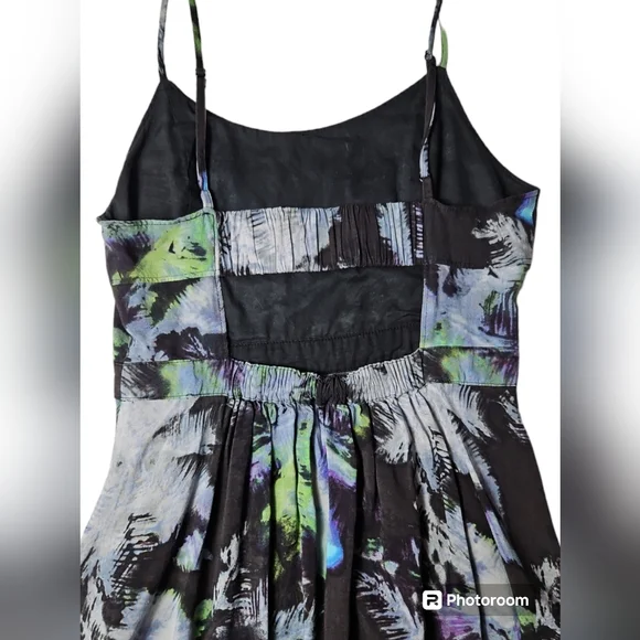 American Eagle Outfitters Mini Dress Size XS Black & Gray - Picture 3 of 4